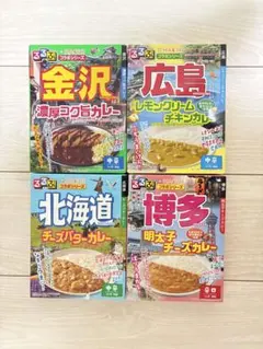 【期間限定価格】るるぶ×HACHI ご当地レトルトカレー 4種セット