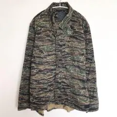 ザラマン　ZARA MAN ミリタリージャケット　カーキ　迷彩柄　EUR XLのサムネイル