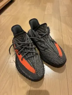 Yeezy Boost 350 グレー/オレンジ