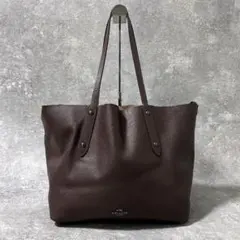 y2k 00s COACH tote bag reversible brown