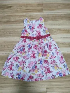 マザウェイズ　ワンピース　花がら　120