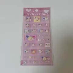ウサハナ　サンリオ　シール　タイルシール　平成レトロ　シール帳