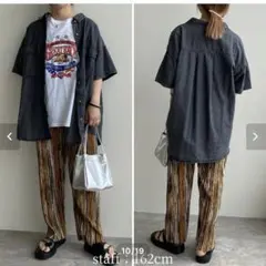 ZENA デニムシャツ グレーのサムネイル