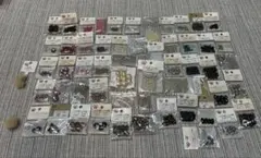 一枚目、二枚目セット販売◼️ビーズとアクセサリー金具セット◼️ハンドメイドに
