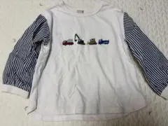 プティマイン 乗り物 長袖Tシャツ 100サイズ
