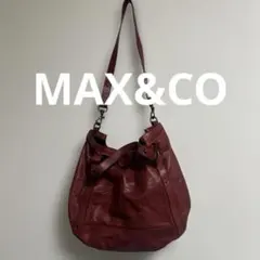 MAX&CO レザートートバッグ　ショルダーバッグ　2way