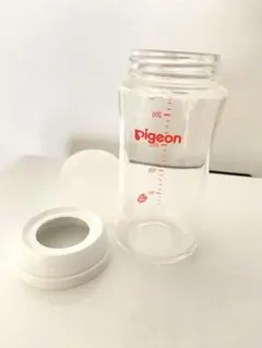 Pigeon ガラス哺乳瓶 240ml キャップ　フードセット