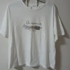 ロゴプリント 半袖Tシャツ ホワイト