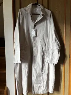 coen コーエン　　カラーコート　ベージュ　タグ付き