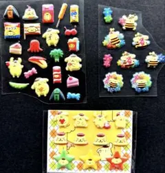 【平成レトロ】 希少‼️ ポムポムプリン 立体シール