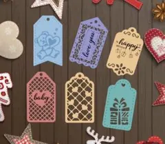 新品　ギフトタグセット　カッティングダイ