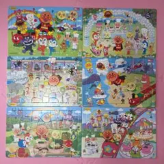 ☆アンパンマン ジグソーパズル 6こセット☆のサムネイル