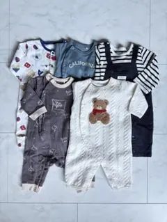 ベビー服 60-70cm 男の子 カバーオール