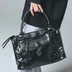 x-girl バッグ　バック　ショルダーバッグ　レザーのサムネイル