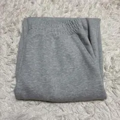 極美品　UNIQLO C スウェットワイドパンツ　グレー