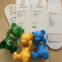 Control Bear フィギュアセット カラフル