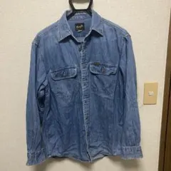 Wrangler デニムシャツ ブルー Mサイズのサムネイル