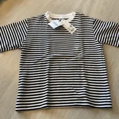 UNIQLO エアリズムコットンボーダーTシャツ 130