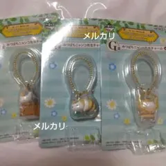 이치방쿠지 夏目友人帳 みつばち ニャンコ先生 チャーム 全3種 コンプリート