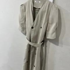 SNIDEL トレンチタイトロングワンピースSWF0214183