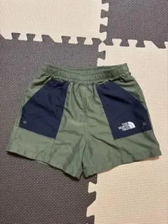 THE NORTH FACE ハーフパンツ オリーブグリーン/ネイビー　100㎝