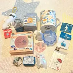 福袋★ムーミンセット　まとめ売り 花柄 マグカップ　小皿　マスコット　ピンズ