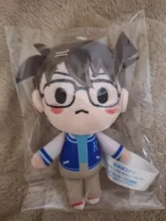 キャラクター ぬいぐるみ 青いジャケット