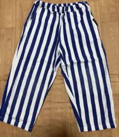 petit main 青 ストライプ ロングパンツ 長ズボン 春 夏 男の子
