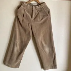 JOURNAL STANDARD ベージュ コーデュロイ ワイドパンツ
