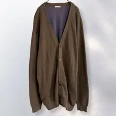 ジーユー GU 長袖カーディガン 羽織り Vネック 大きいサイズ 3L《c137