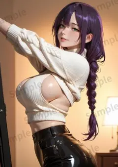 A4ポスター／AI生成アートイラスト コスプレ 美女【C391】