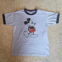 ※希少 70s-80s ミッキーマウス ヴィンテージ リンガーTシャツ USA製
