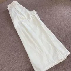 UNIQLO　ドレープデニムタックパンツ　S ホワイト