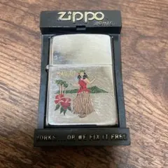 ジッポー　ＨＡＷＡＩＩ フラダンス Zippo ハワイ フラダンス ライター廃盤品 ZIPPO - ハワイの
