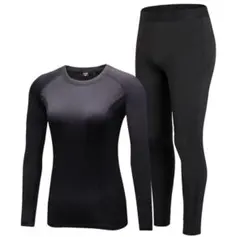 スポーツ インナー 上下 セット 裏起毛 長袖 アンダーシャツ タイツ コンプレ