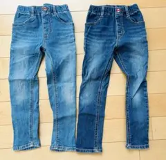 デニム　キッズ　120 パンツ　長ズボン　まとめ売り　セット　EDWIN