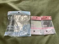 3穴バインダー B7クリア トレーディングカード用リフィル 2個 ダイソー