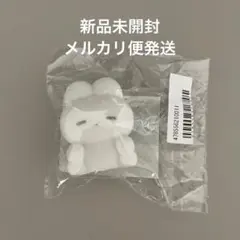 うさぎのねむちゃん フロッキーフィギュア ソフビ マスコット ハニーミルク
