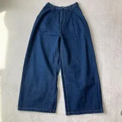 セレクトモカ ワイドデニムパンツ Mサイズ インディゴブルー　ジーパン　ジーンズのサムネイル