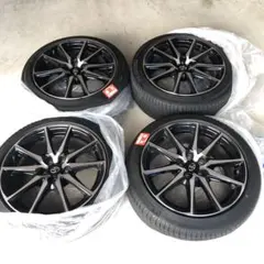 ④GR86 ZN8 純正18インチ 2本セット タイヤ+ホイール TOYOTA トヨタ GR86 ZN8 RZ 純正 中古ホイール 4本 7.5J 18