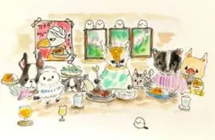 おすすめはカレーです　2/22 9（原画）ポストカードのみ