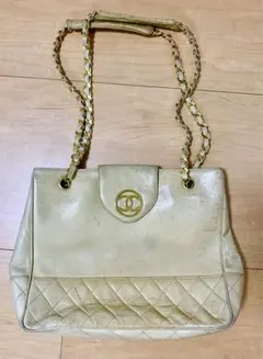 CHANEL マトラッセ チェーン トートバッグ ヴィンテージ