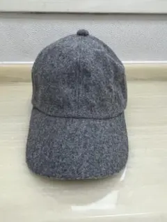 ウール グレーキャップ