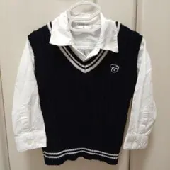 【美品】　フォーマル　シャツ　ベスト　サイズ90　　　卒園　入園
