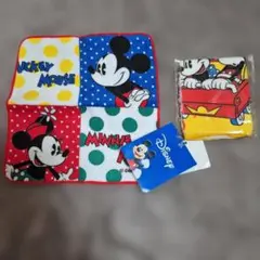 新品ミッキーマウス・ミニーマウス タオルセット