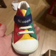 miki HOUSE マルチカラー ベビーシューズ　14cm