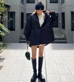 引っ越しの為週末最終値下げ◼︎ AMAIL サイドゴア ロングブーツのサムネイル