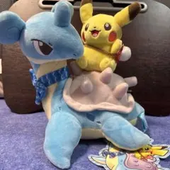ラプラスに乗って ピカチュウ ぬいぐるみ 貴重 未使用品 ポケモン