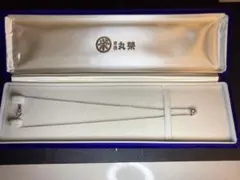 プラチナネックレス ダイヤ付き