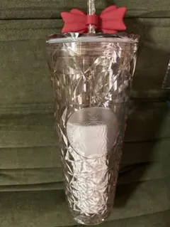 ホリデー2025コールドカップタンブラーリボン710ml スターバックス　スタバ